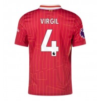 Liverpool Virgil van Dijk #4 Domaci Dres 2024-25 Kratak Rukav